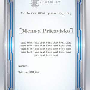 Certifikát za najlepšieho motivátora